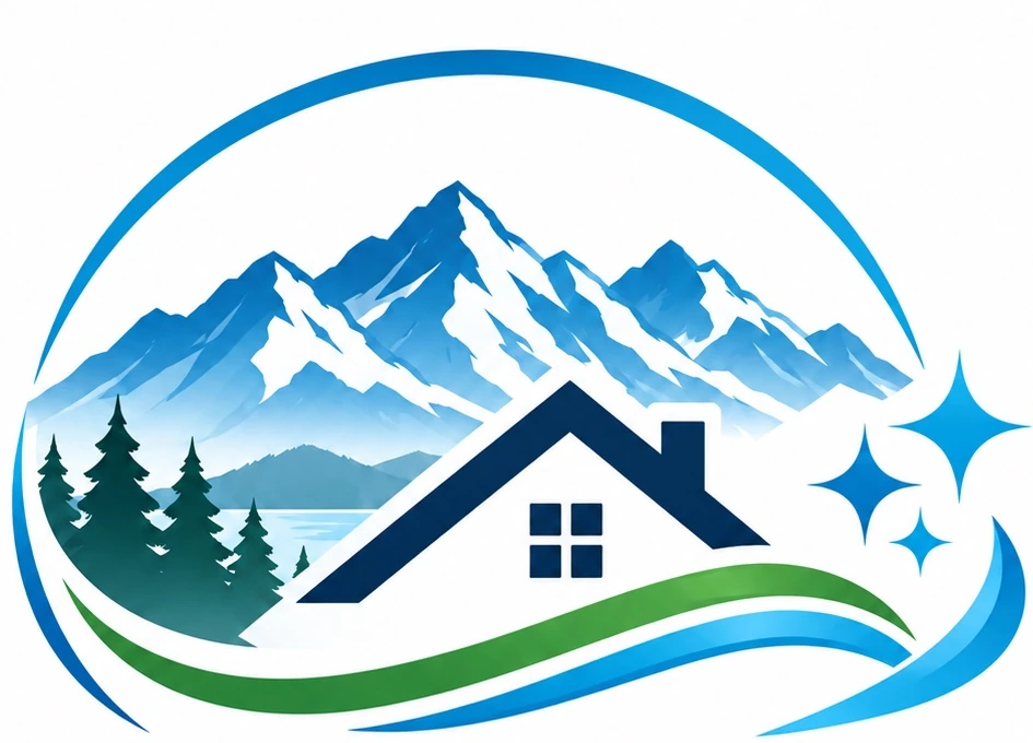 Oberlandglanz – Berg- und Hauslogo